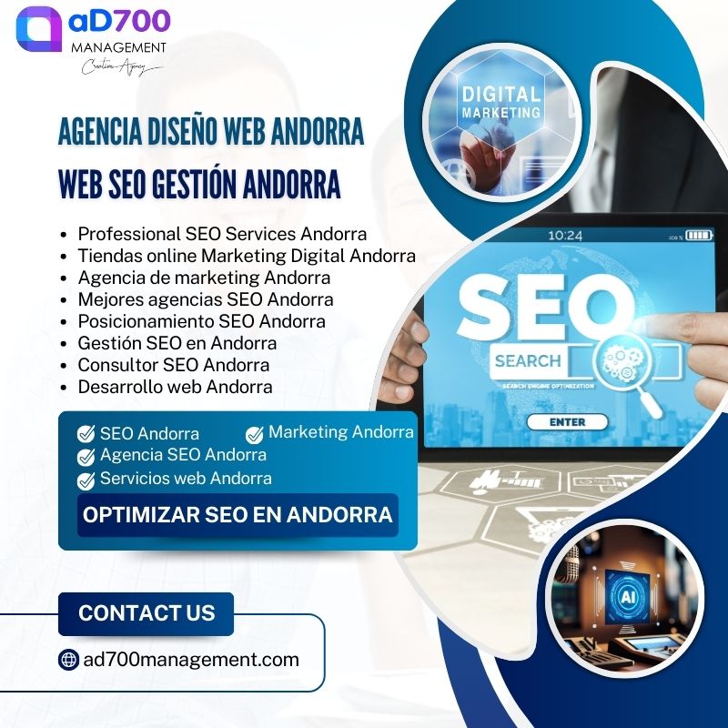 Ad700management: Referente entre las Mejores agencias SEO Andorra