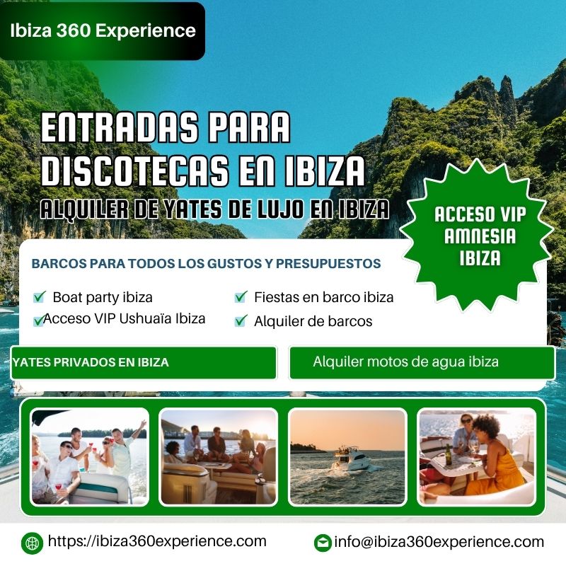 Experiencias únicas en Ibiza con Ibiza 360º Experience