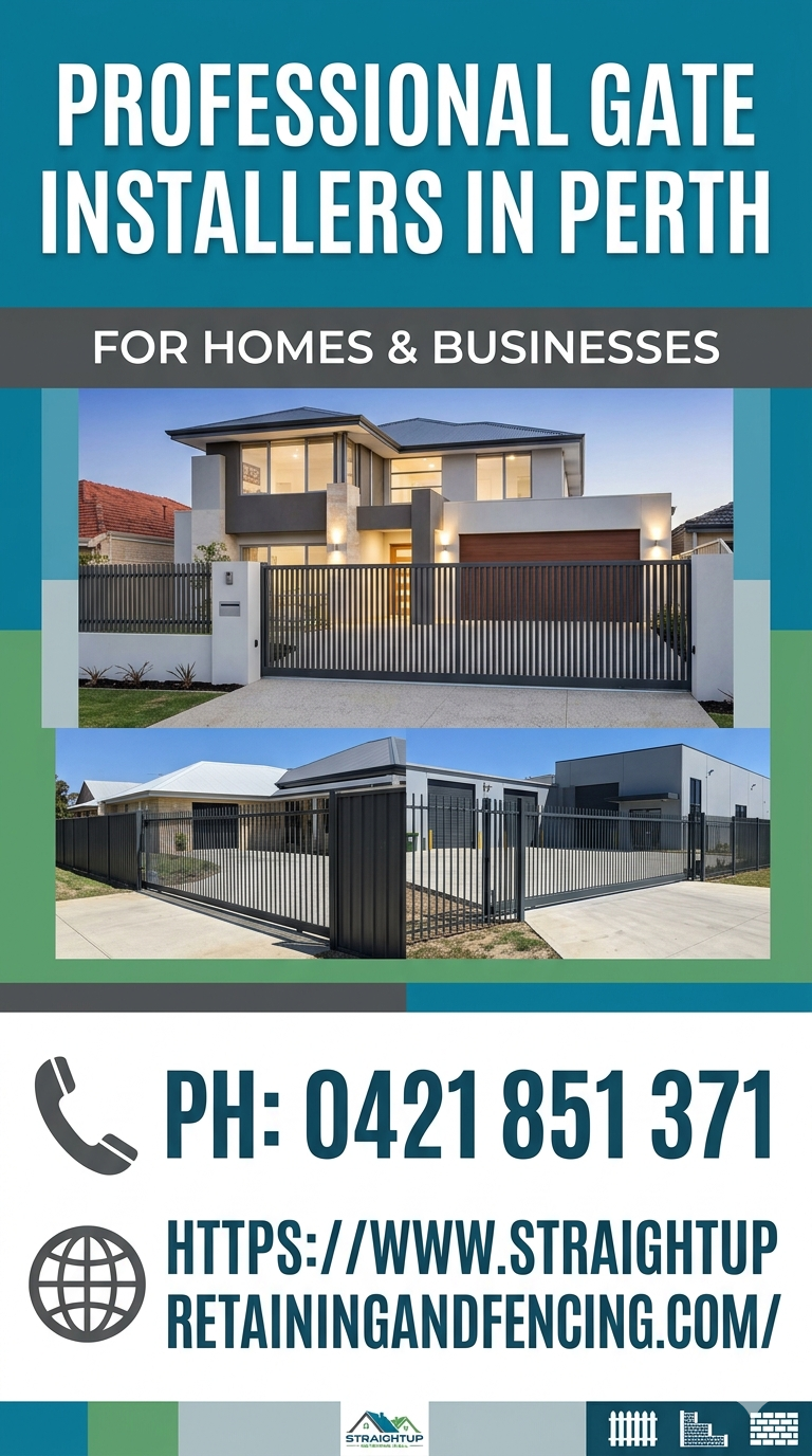 Professional Gate Installers in Perth for Homes &amp; Businesses