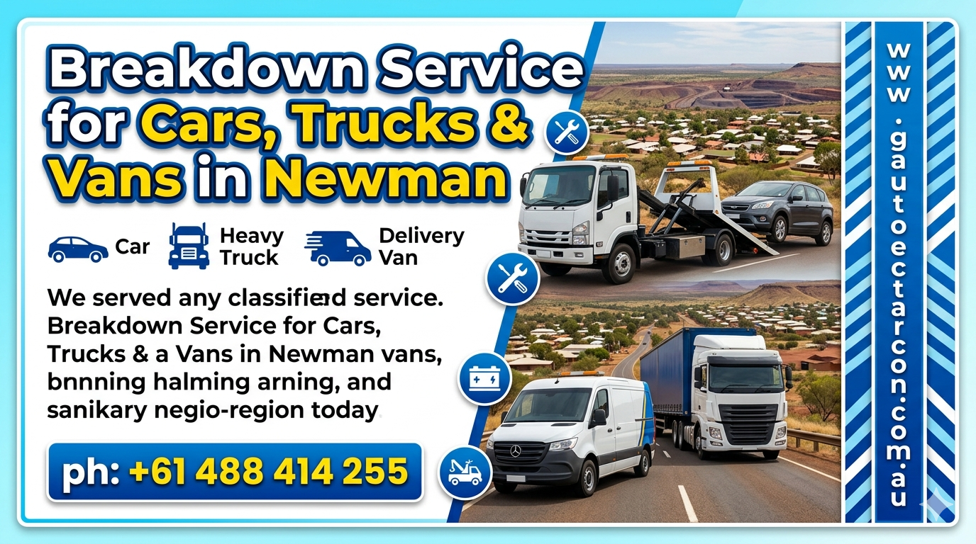 Breakdown Service for Cars, Trucks &amp; Vans in Newman