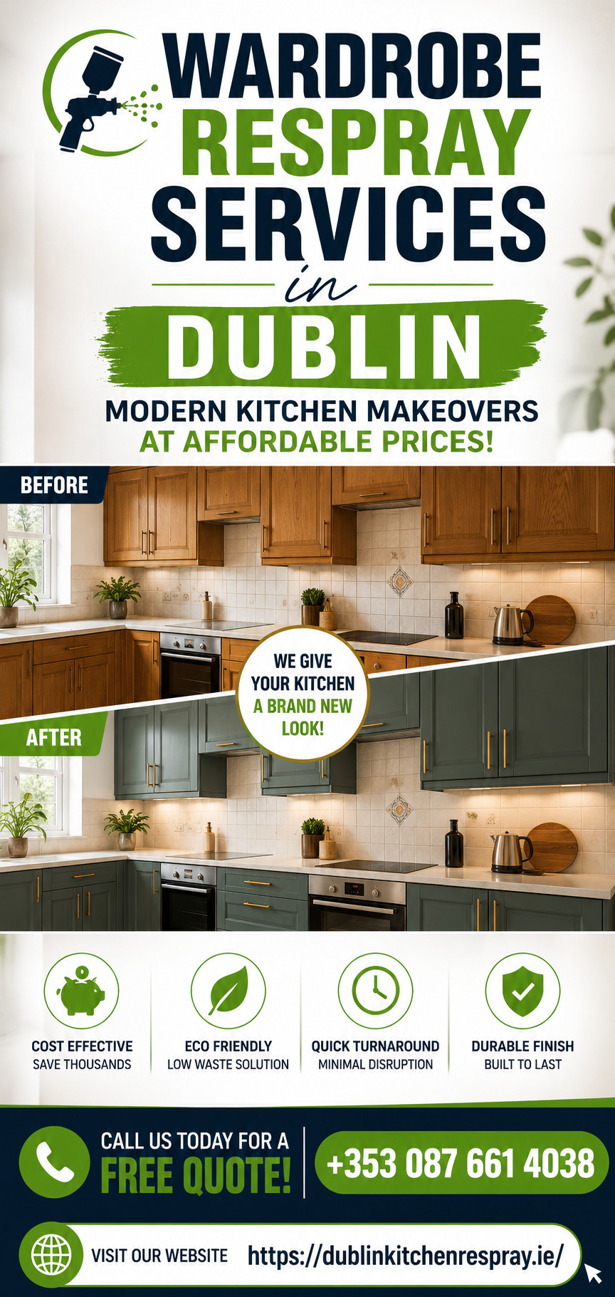 Wardrobe Respray Services in Dublin – Modern Makeovers at Affordable Prices!