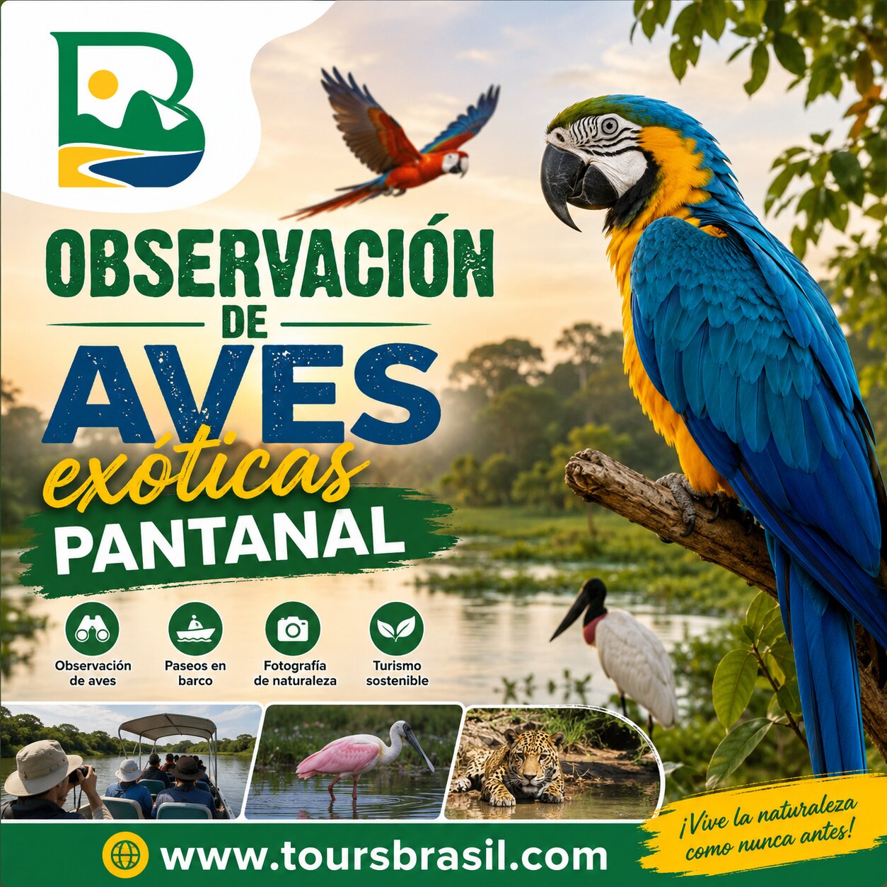 Experiencia Única de Observación de Aves Exóticas Pantanal