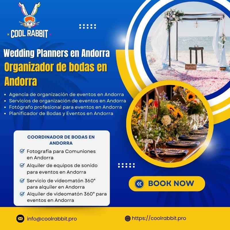 Servicio de fotógrafo profesional para eventos en Andorra | Cool Rabbit