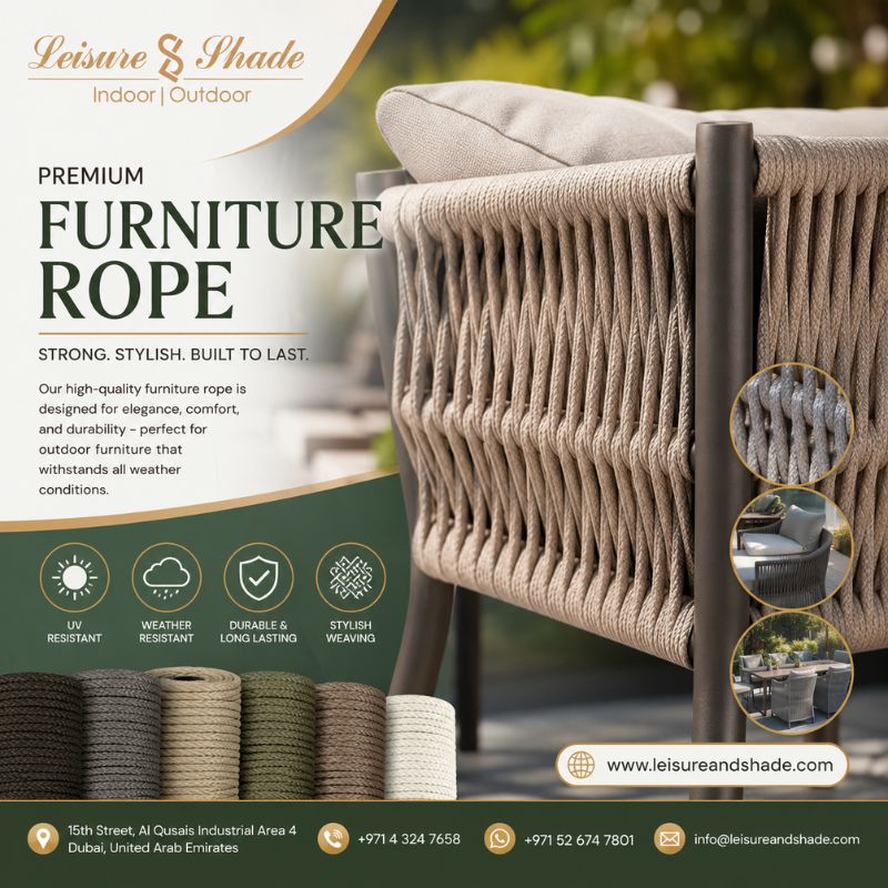 High-Quality Furniture Rope for Durable Outdoor Furniture