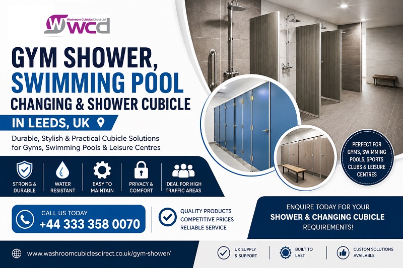 Reliable Shower & Changing Cubicles for Gyms and Swimming Pools