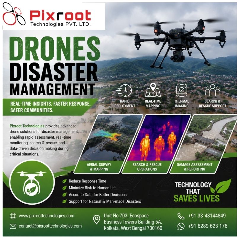 Drones Disaster Management Services for Natural and Industrial Emergencies